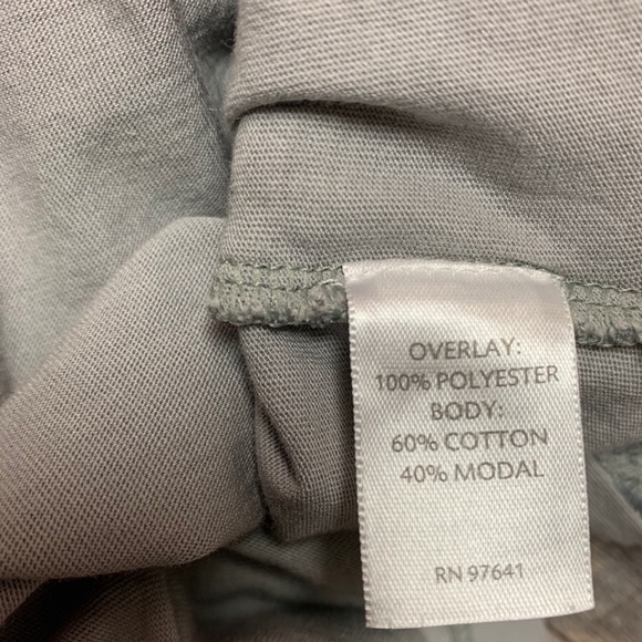 J JILL FLORAL LACE OVERLAY 3/4 SLEEVE PULLOVER - Picture 7 of 8